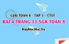 Giải bài 4 trang 11 Toán 8 Tập 1 SGK Chân trời sáng tạo